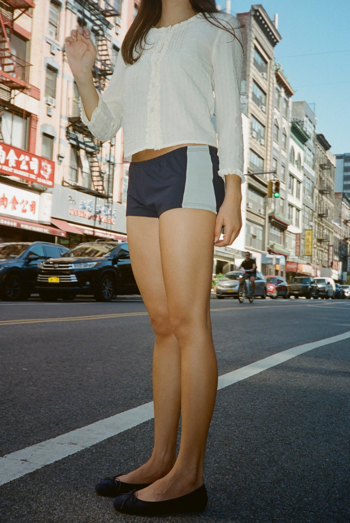 Oscar Short in Navy
